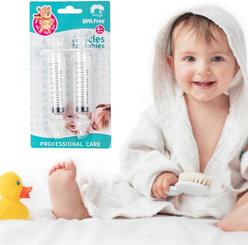 Aspirador Seringa Nasal Para Lavagem Nasal Ponta Silicone 10 Ml, Ibmkids