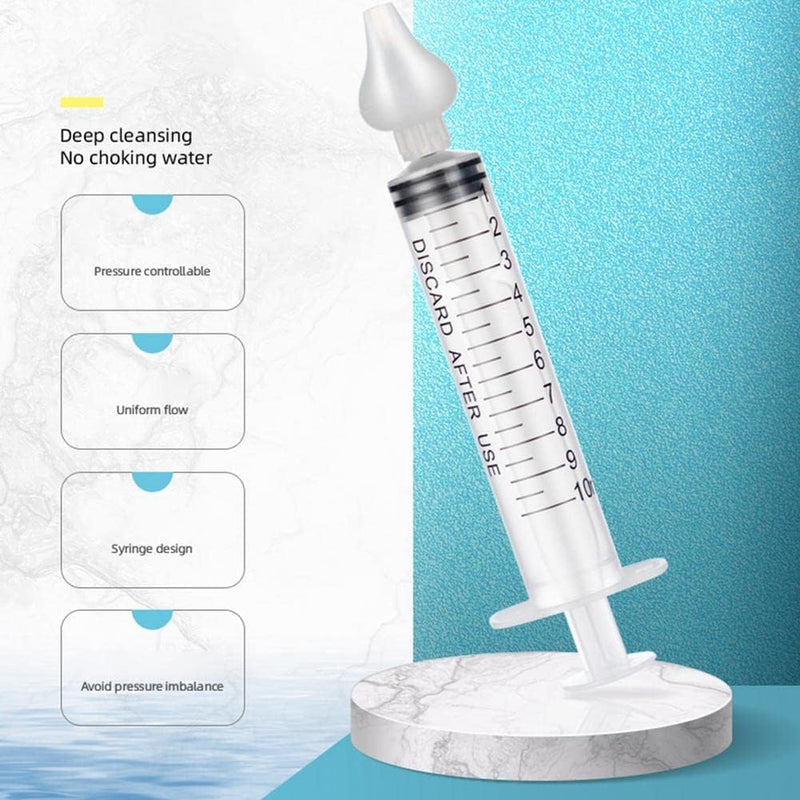 Aspirador Seringa Nasal Para Lavagem Nasal Ponta Silicone 10 Ml, Ibmkids