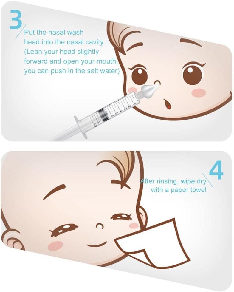 Aspirador Seringa Nasal Para Lavagem Nasal Ponta Silicone 10 Ml, Ibmkids