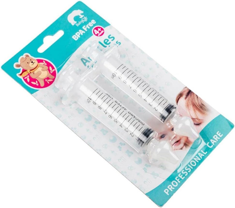 Aspirador Seringa Nasal Para Lavagem Nasal Ponta Silicone 10 Ml, Ibmkids