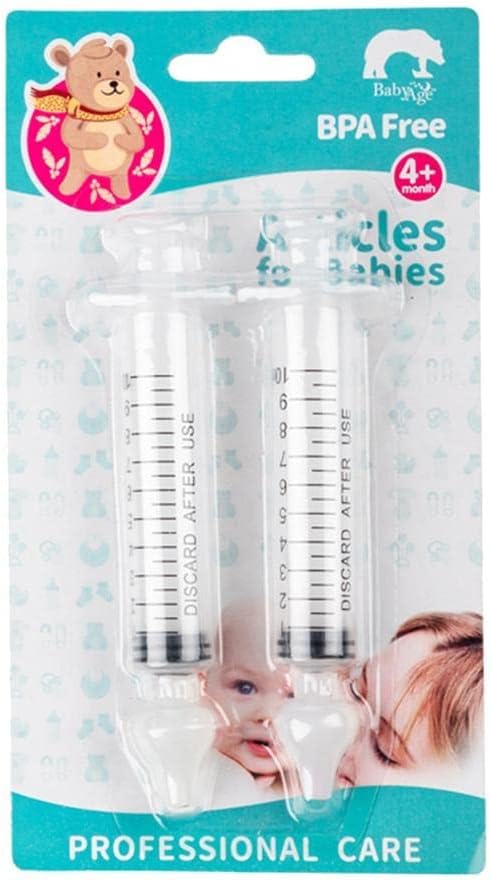 Aspirador Seringa Nasal Para Lavagem Nasal Ponta Silicone 10 Ml, Ibmkids