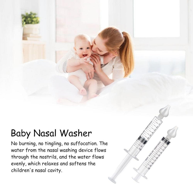 Aspirador Seringa Nasal Para Lavagem Nasal Ponta Silicone 10 Ml, Ibmkids