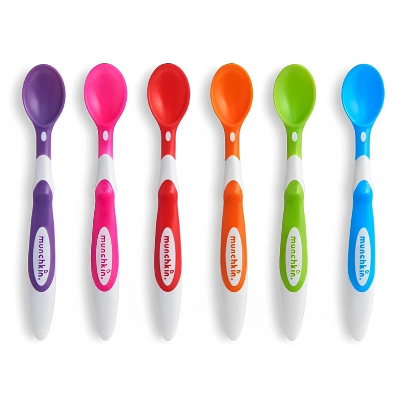 Kit 6 Colheres Coloridas Infantil - Munchkin
