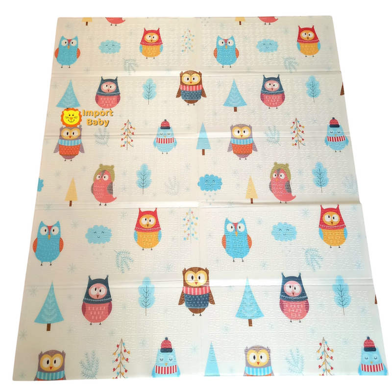 Tapete Infantil Tummy Time Dobrável Dupla Face Estampado - IBM Kids