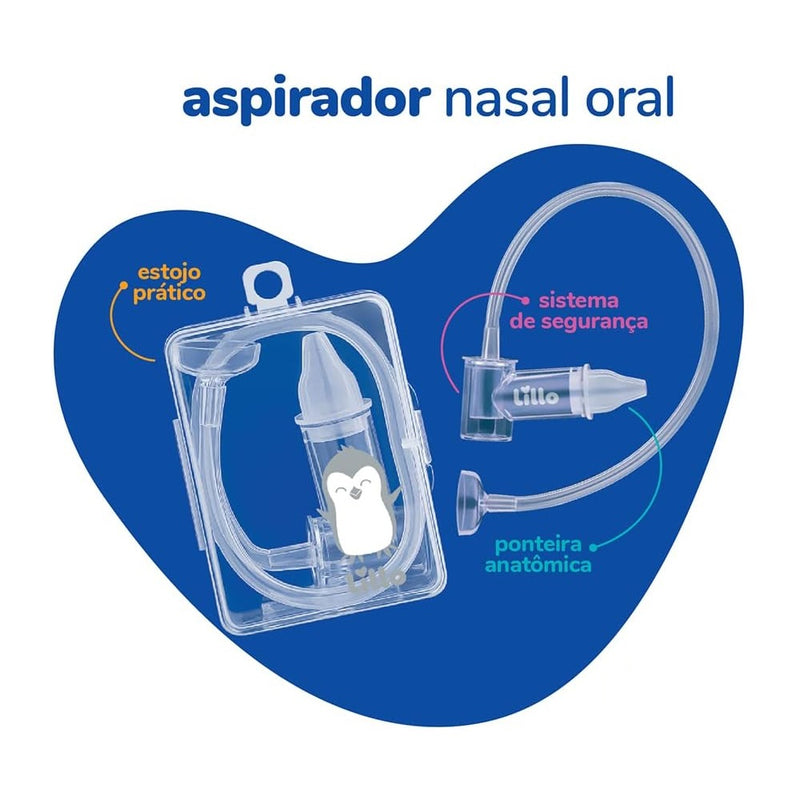 Aspirador Nasal de Sucção com Estojo -  Lillo