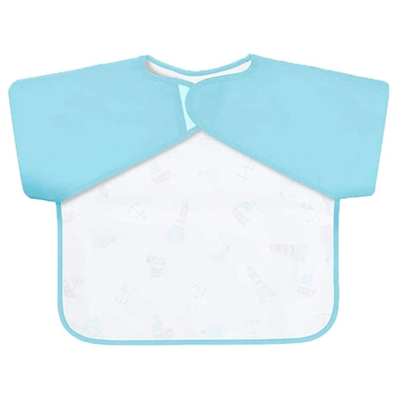 Babador Impermeável com Manga Azul - Nuby