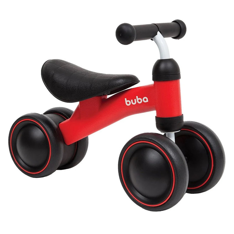 Brinquedo Bicicleta de Equilíbrio com 4 Rodas Vermelho - Buba