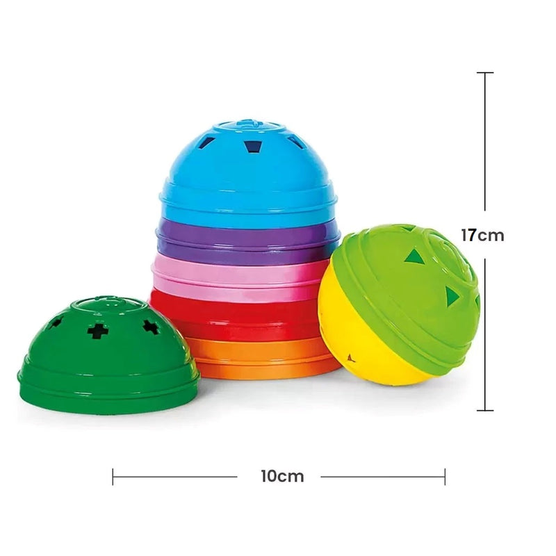 Brinquedo Bolas Didáticas de Empilhar - Poliplac