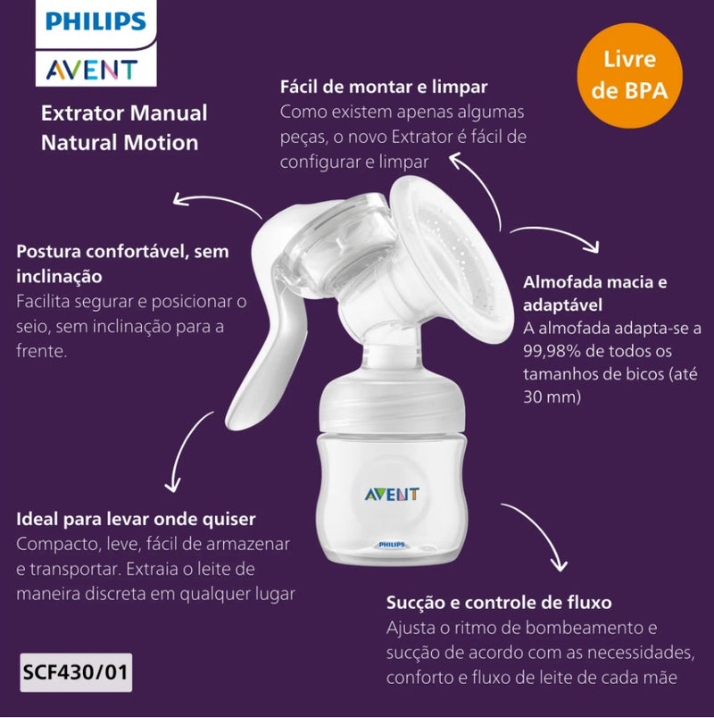 Bomba Extrator de Leite Manual - Philips Avent