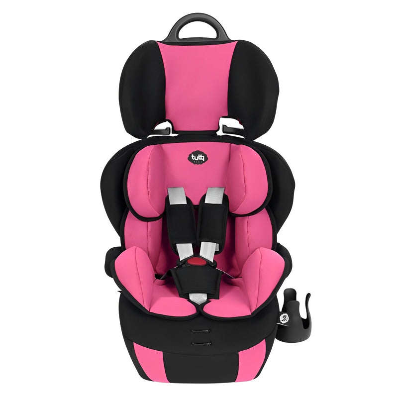 Cadeira para Automóvel 3 em 1 de 9-36kg Rosa - Tutti Baby