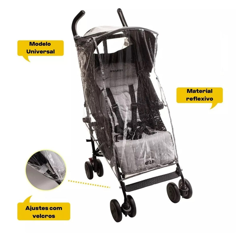 Capa de Chuva para Carrinho de Bebê Universal - Clingo