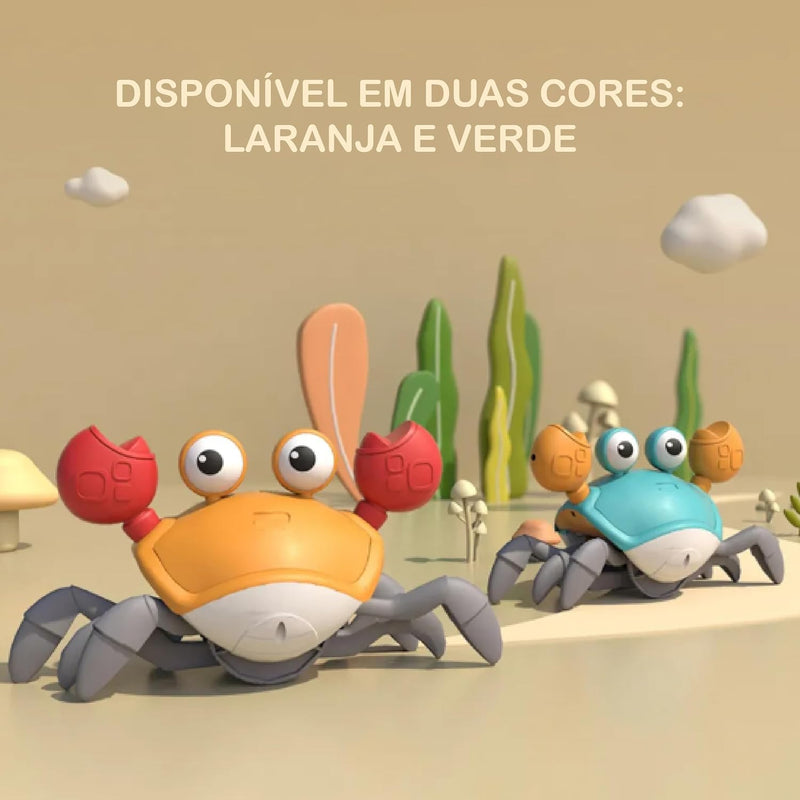 Brinquedo Caranguejo Fujão com Som e Sensor