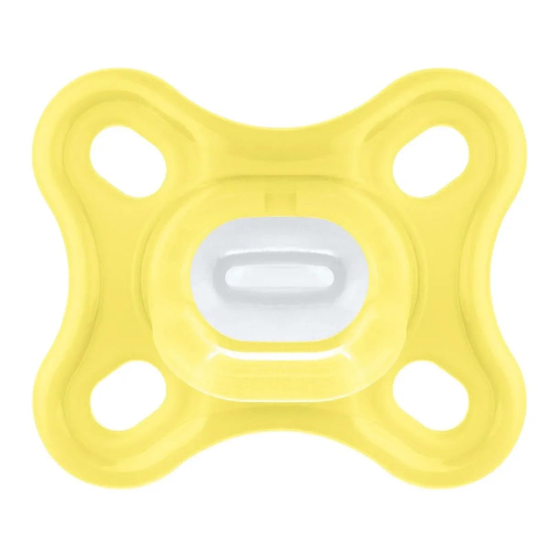 Chupeta Mam Comfort 100% Silicone 0-2 Meses Amarelo - Mam