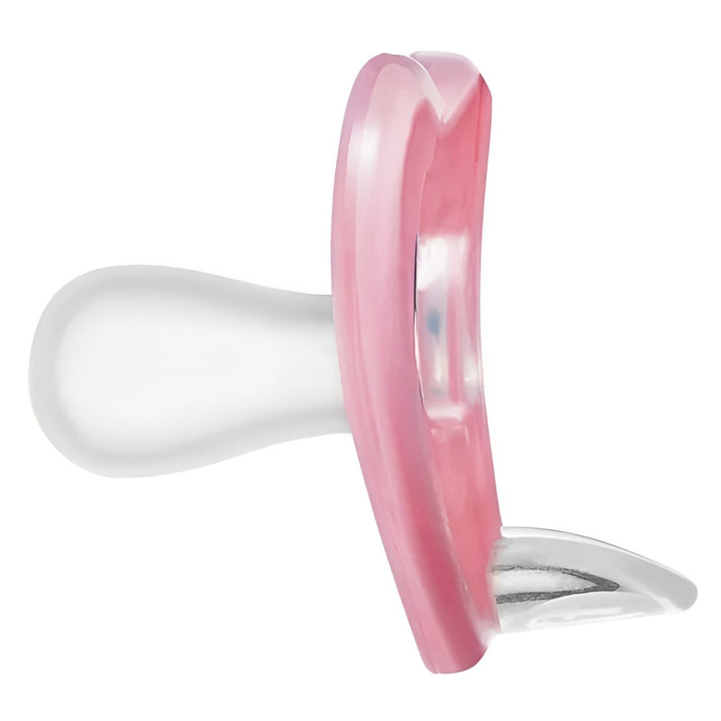 Chupeta Fisher Price First Moments Delicate em Silicone 18-36 Meses Rosa