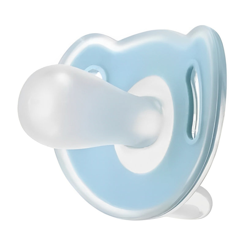 Chupeta Fisher Price First Moments Delicate em Silicone 6-18 Meses Azul