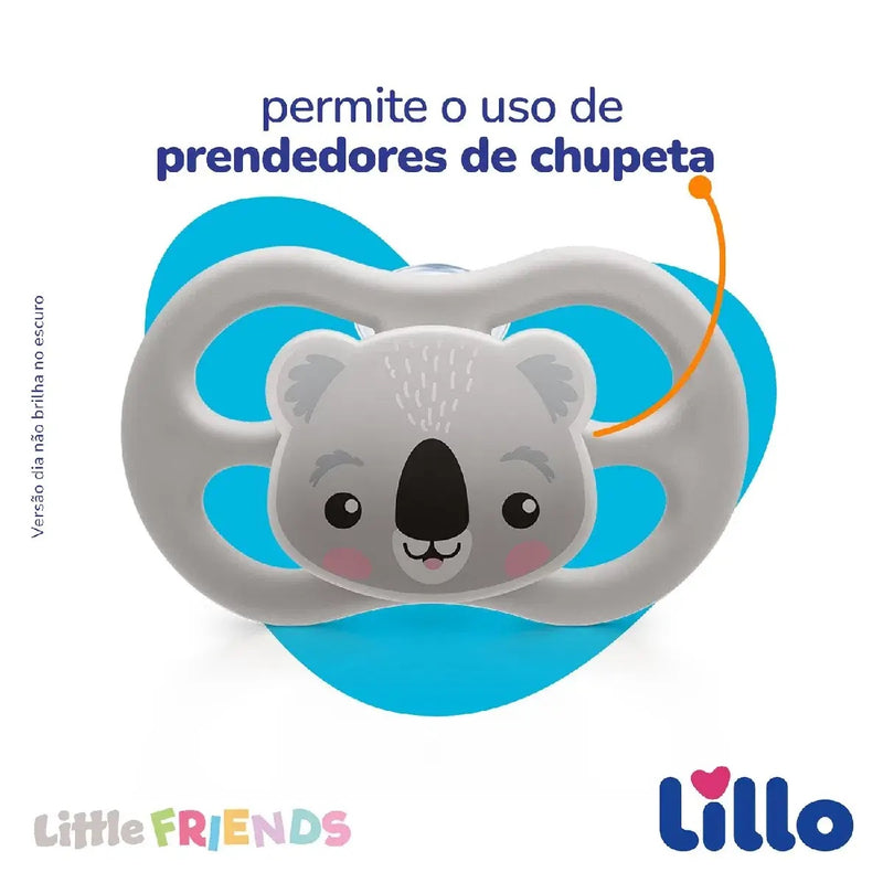 Chupeta Lillo Little Friends Coala 0-6 Meses - Lillo