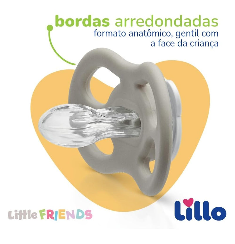 Chupeta Lillo Little Friends Glow Panda Brilha no Escuro +6 Meses - Lillo