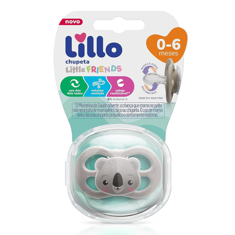 Chupeta Lillo Little Friends Coala 0-6 Meses - Lillo