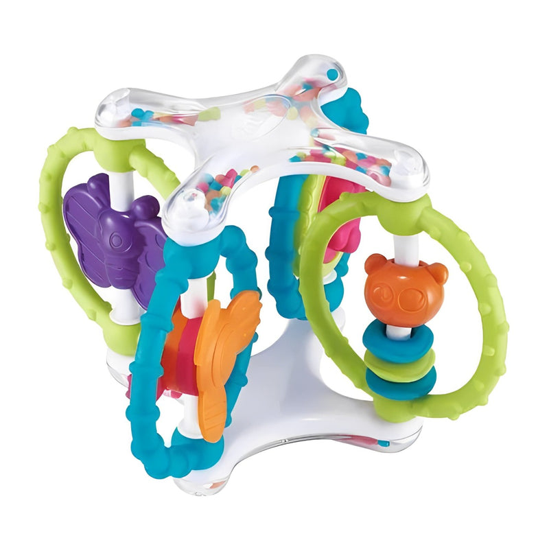 Brinquedo Didático Cubo Chocalho Atividades Fine Motor Cube - Auby