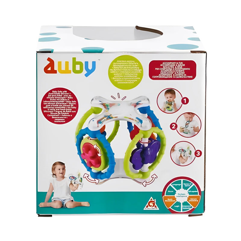 Brinquedo Didático Cubo Chocalho Atividades Fine Motor Cube - Auby