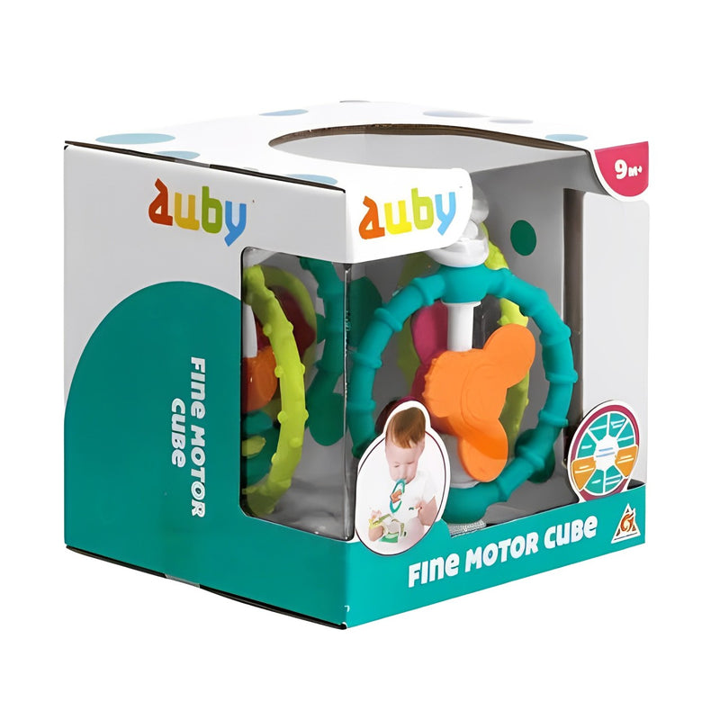 Brinquedo Didático Cubo Chocalho Atividades Fine Motor Cube - Auby