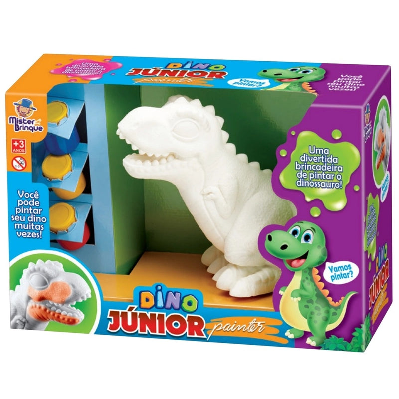 Brinquedo Dinossauro de Pintar Dino Júnior Painter