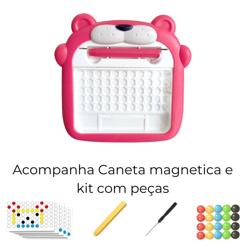 Brinquedo Educativo Lousa Magnética Ursinho
