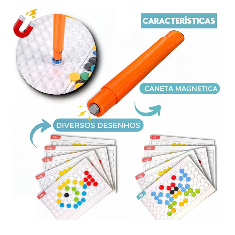 Brinquedo Educativo Lousa Magnética Ursinho