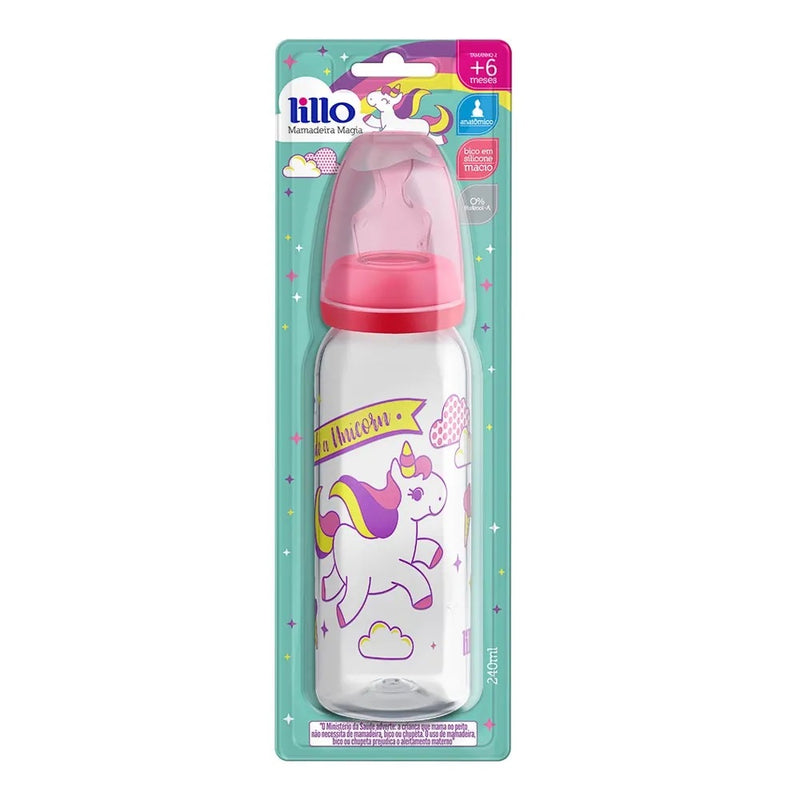 Mamadeira Magia Unicórnio +6 Meses 240ml - Lillo