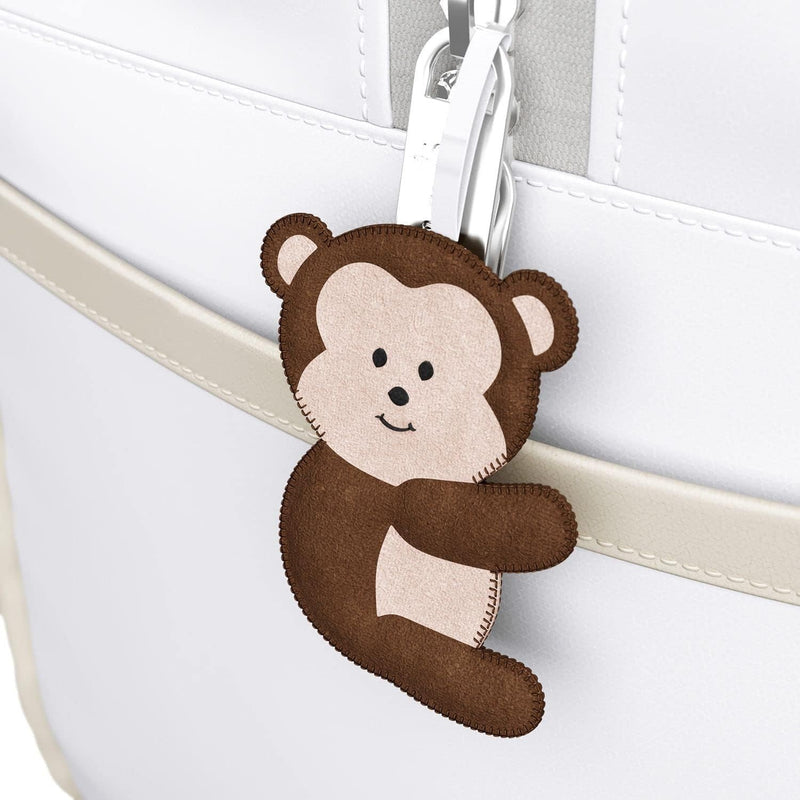 Mochila Maternidade Amiguinha Girafa Branco - Grão de Gente