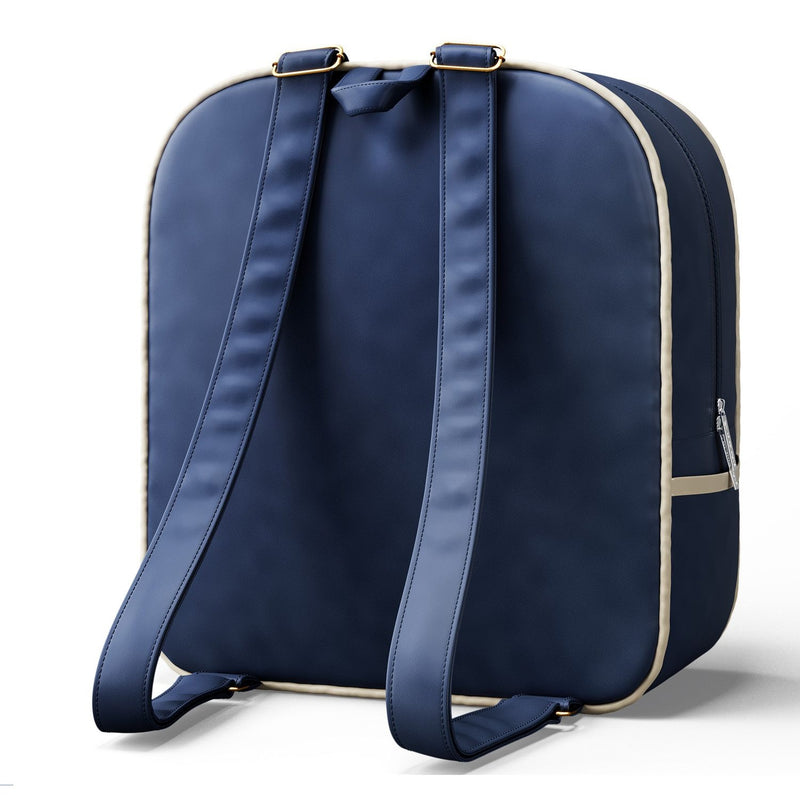 Mochila Maternidade Amiguinha Girafa Azul Marinho - Grão de Gente