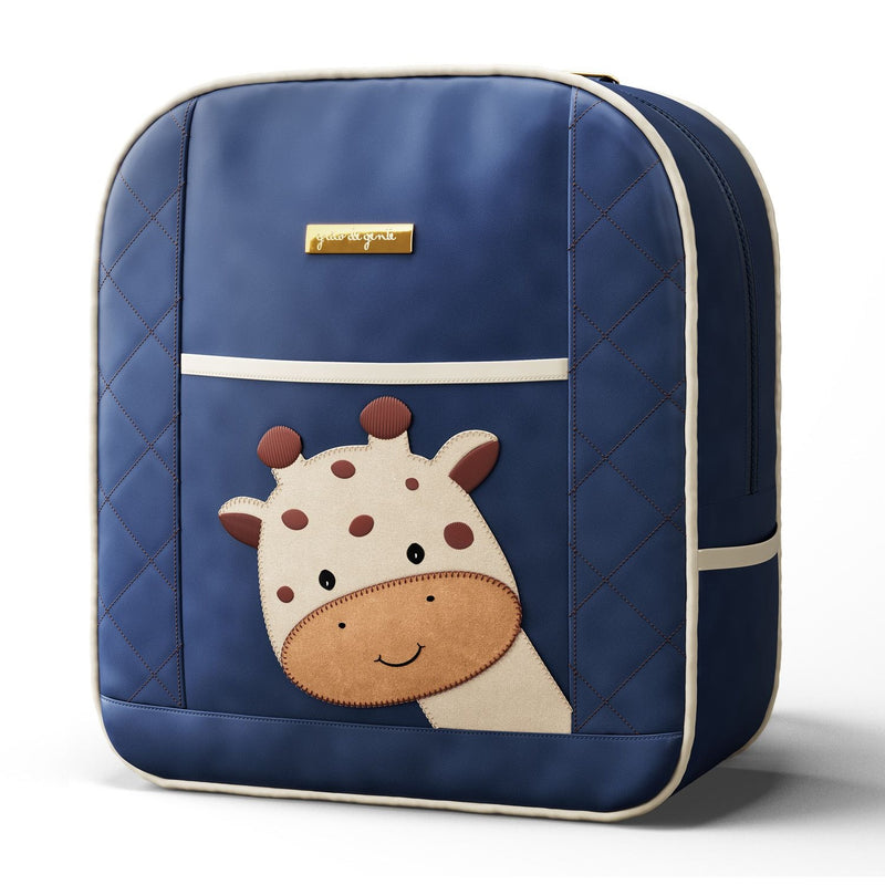Mochila Maternidade Amiguinha Girafa Azul Marinho - Grão de Gente