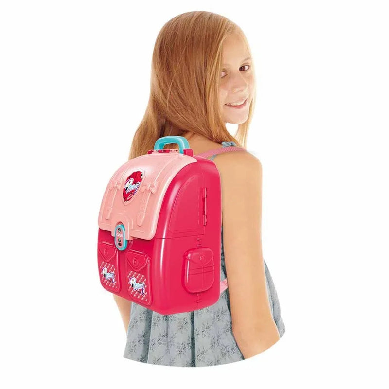 Brinquedo Mochila Cabelereira Workshop Junior - Multikids