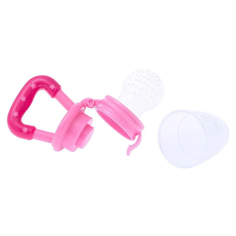 Alimentador Porta Frutinha de Silicone Rosa - Pimpolho