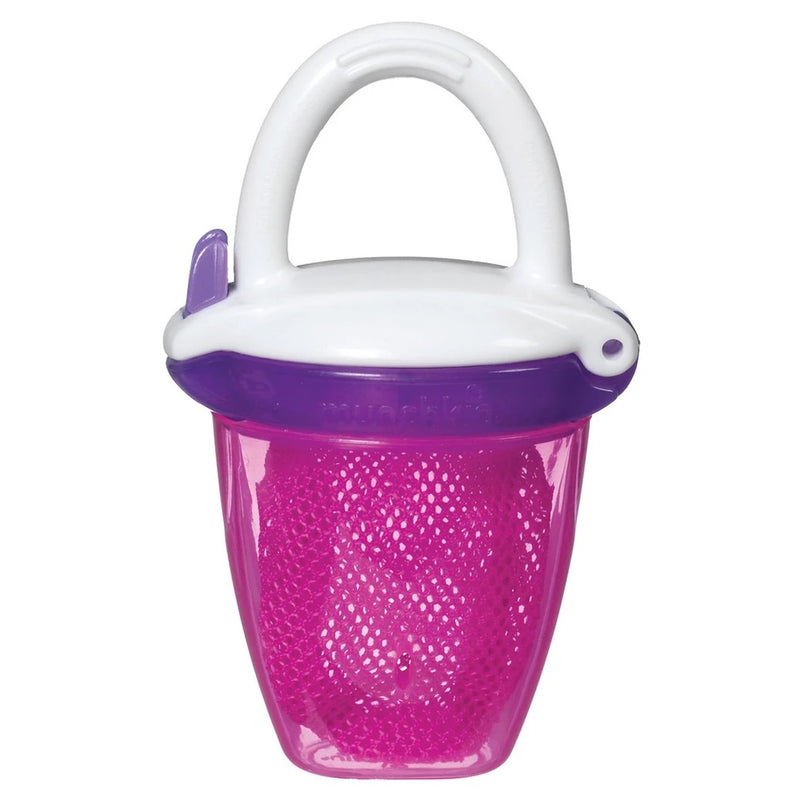 Alimentador Porta Frutinha de Rede com Tampa Roxo - Munchkin