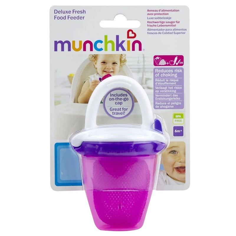 Alimentador Porta Frutinha de Rede com Tampa Roxo - Munchkin