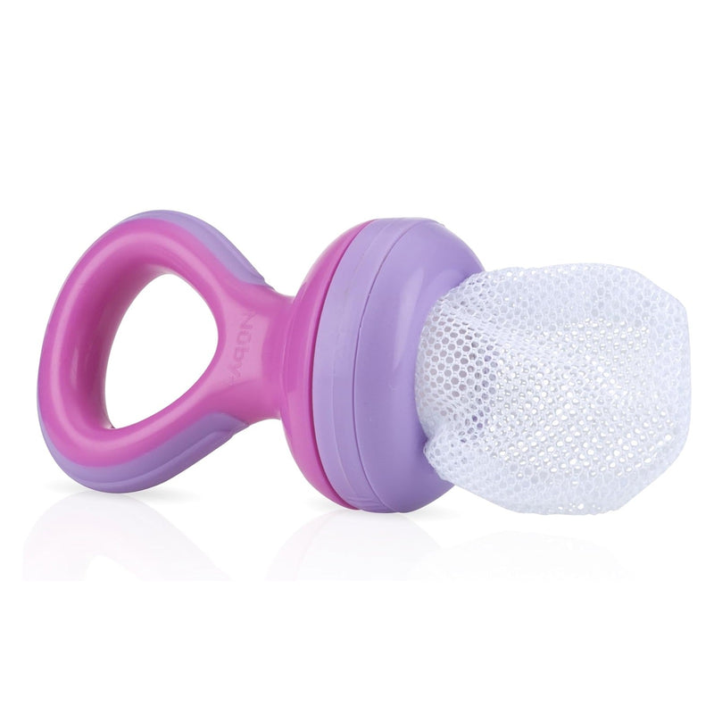 Alimentador Porta Frutinha de Rede Rosa - Nuby