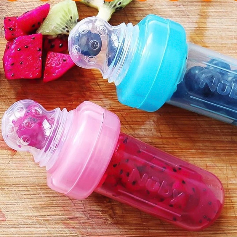 Alimentador Porta Frutinha de Silicone E-z Squee-z Azul - Nûby