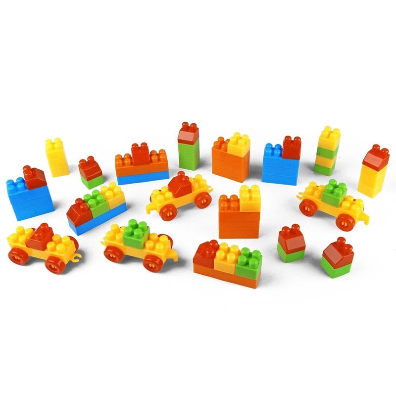 Brinquedo Educativo Super Blocos de Montar 84 peças - PakiToys